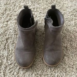 Toddler girls gray boots